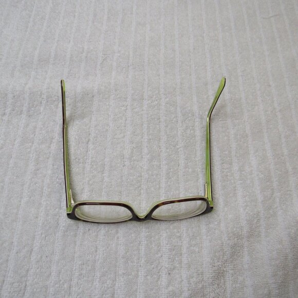 Youth Eye Glasses Girl Kids Brown Green Plastic Tortoise Shell Frames Unbranded - Picture 6 of 11